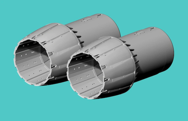 F/A18C Hornet Exhaust - Open (Revell/Academy)  RM101