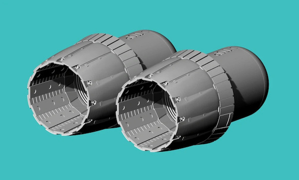 F/A18E/F/G Super Hornet/Growler  Exhaust - Open (Revell)  RM102