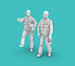 Vietnam War Era American Pilots standing/climbing set 1 (2x)  RM32003