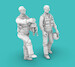Vietnam War Era American Pilots standing/climbing set 1 (2x) RM32003