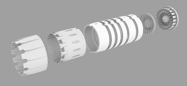F14 General Electric Exhaust (Open) for Academy RM72011