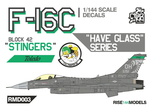 F16C Fighting Falcon Block 54 (112 FS STINGERS, Ohio ANG Part 1 (HAVE GLASS SCHEME)) RMD003