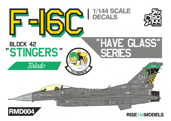 F16C Fighting Falcon Block 42 (112 FS STINGERS, Ohio ANG Part 2 (HAVE GLASS SCHEME)) RMD004
