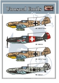 Unusual Emils (4x Bf 109E)  RD48-012