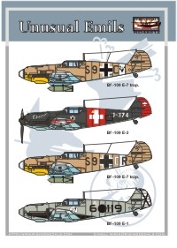 Unusual Emils (4x Bf 109E) RD48-012