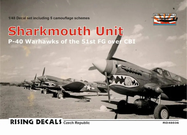 Sharkmouth Unit (5x camo schemes for P-40s of 51FG over CBI) rd48-036