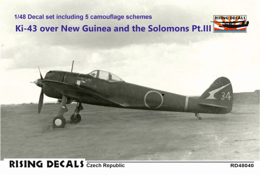 Rising Decal rd48-040 Ki43 Oscar over New Guinea and the Solomons