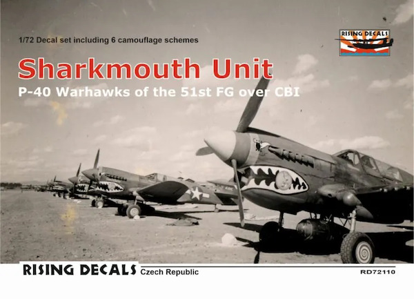 Sharkmouth Unit (6x camo schemes for P-40s of 51FG over CBI) rd72-110