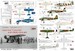 Japanese. Transport and Utility Aircraft (8x camo scheme for K54, Beech 17, Super Universal, DC2, Bf108)3M, K5Y & Ki-55) rd72-118