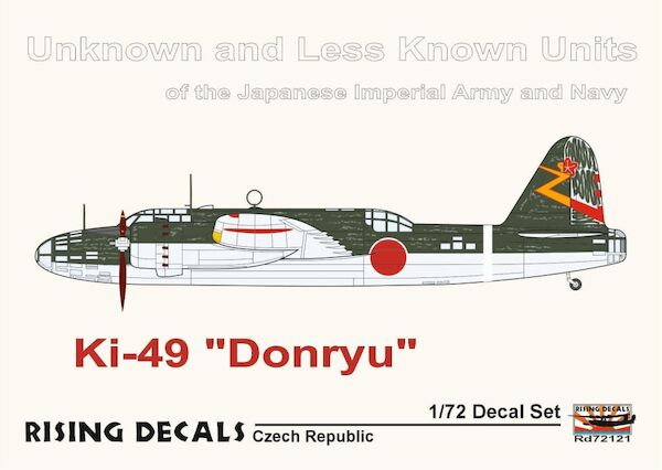 Unkown and less known units of the Imperial Japanese Army and Navy: Ki49 Donryu "Helen"  rd72-121