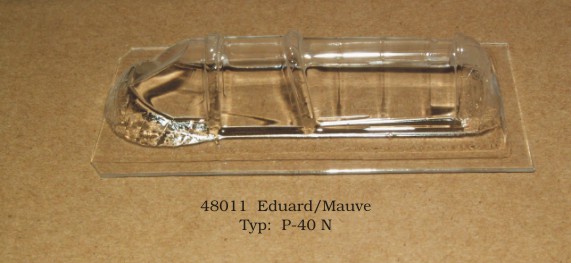 Canopy Curtiss P40N Warhawk (Eduard/Mauve) rt48011