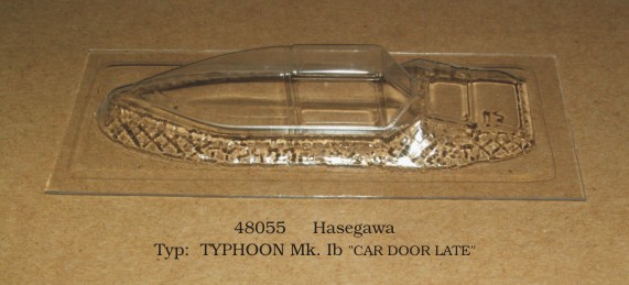 Canopy Hawker Typhoon Mk.Ib car door late (Hasegawa)  rt48055