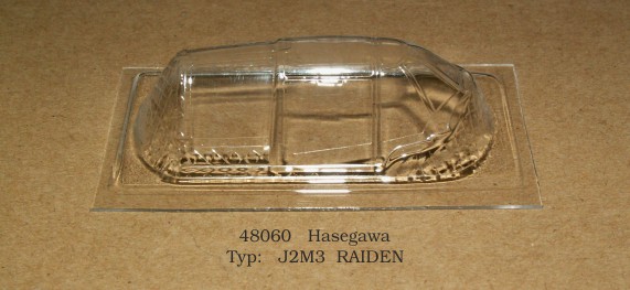 Canopy Mitsubishi J2M3 Raiden "Jack" (Hasegawa)  rt48060
