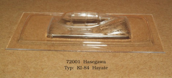 Canopy Nakajima Ki84 Hayate "Frank'(Hasegawa)  rt72001