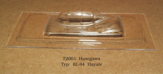 Canopy Nakajima Ki84 Hayate "Frank'(Hasegawa) rt72001