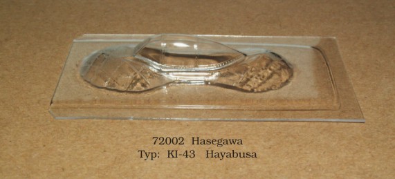Canopy Nakajima Ki43 Hayabusa "Oscar" (Hasegawa)  rt72002
