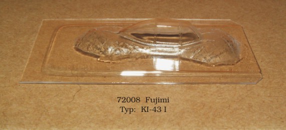 Canopy Nakajima Ki43-1 Hayabusa "Oscar" (Fujimi) rt72008