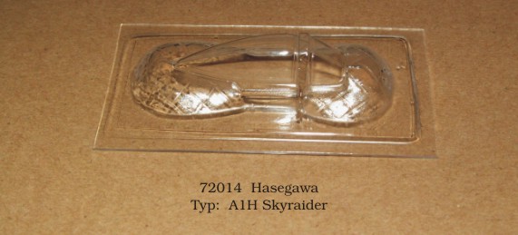 Canopy Douglas A1H Skyraider (Hasegawa)  rt72014