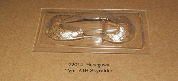 Canopy Douglas A1H Skyraider (Hasegawa) rt72014