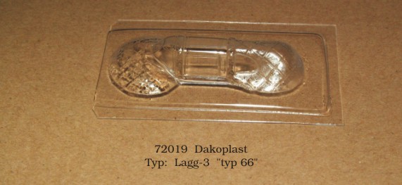 Canopy Lavochkin LaGG-3 Type 66 (Dakoplast)  rt72019