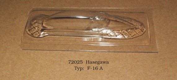 Canopy F16A Fighting Falcon (Hasegawa)  rt72025