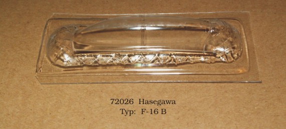Canopy F16B Fighting Falcon (Hasegawa) rt72026