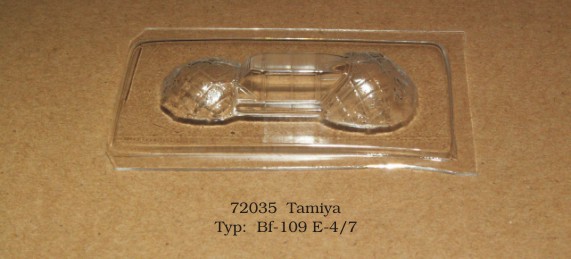 Canopy Messerschmitt BF109E-4/7 (Tamiya) rt72035