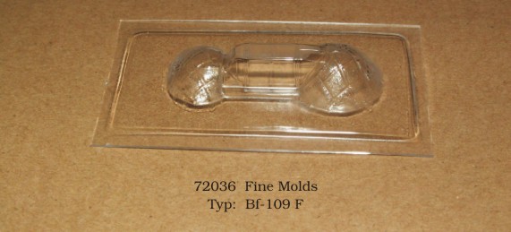Canopy Messerschmitt BF109F (Fine Moulds) rt72036