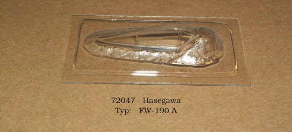 Canopy Focke Wulf FW190A (Hasegawa) rt72047