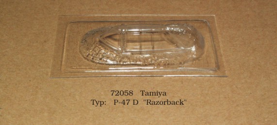 Canopy Republic P47D Razorback (Tamiya) rt72058