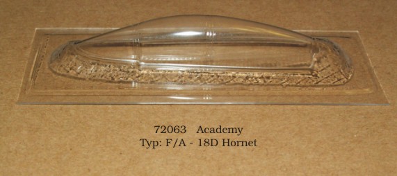 Canopy F/A18D Hornet (Academy)  rt72063