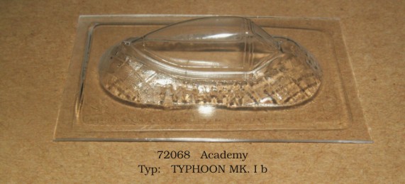 Canopy Typhoon mk1b (Academy) rt72068