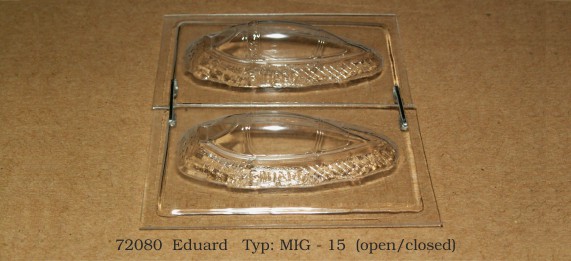 Canopy MIG 15 /open-closed/ (2 canopies) (Eduard) rt72080