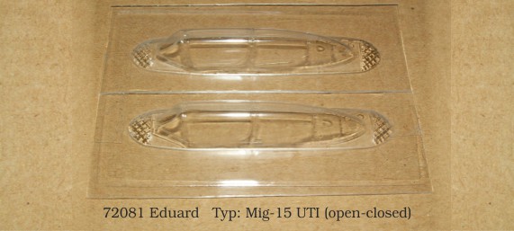 Canopy MIG 15UTi /open-closed/ (2 canopies) (Eduard) rt72081