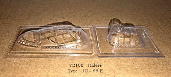 Canopy Junkers Ju86E (Italeri)  rt72106