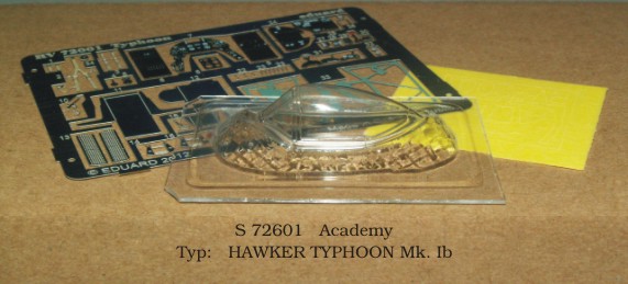 Detailset Typhoon mk1b (Academy)  rtS72601