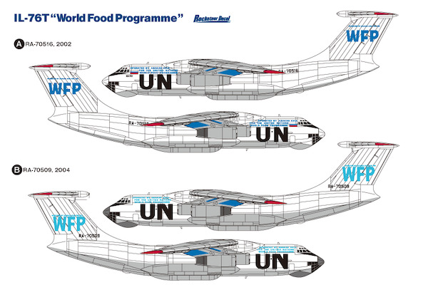 Ilyushin IL76T "World Food Program" RD144001