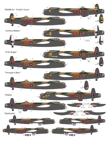 Avro Lancaster MK1 "Nose Arts"  RD144003