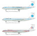 Boeing 707–321 (PanAm, American) 338
