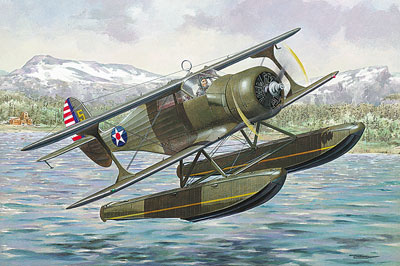 Beechcraft SD17S Staggerwing Floats 448
