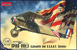 SPAD VIIC.1 Lafayette sq and USAAC service 615