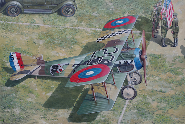 SPAD XIII C.1 WW1 French Fighter  636