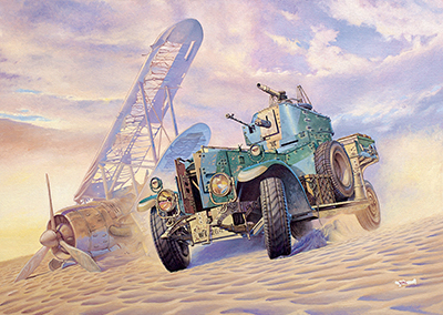 British Armoured Car (pattern 1920 mod. with sand tyres) 734