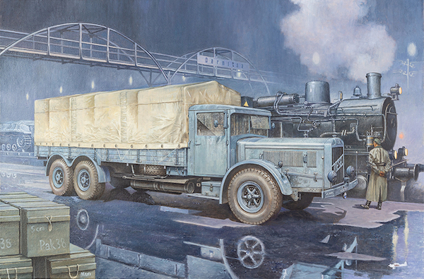 VOMAG 8LR LKW, WWII german heavy Truck 738