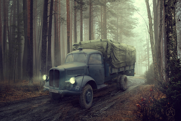 Borgward B3000S WWII German Truck  740