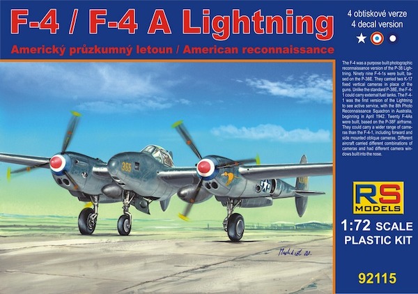 Lockheed F4/F4A Lightning  92115