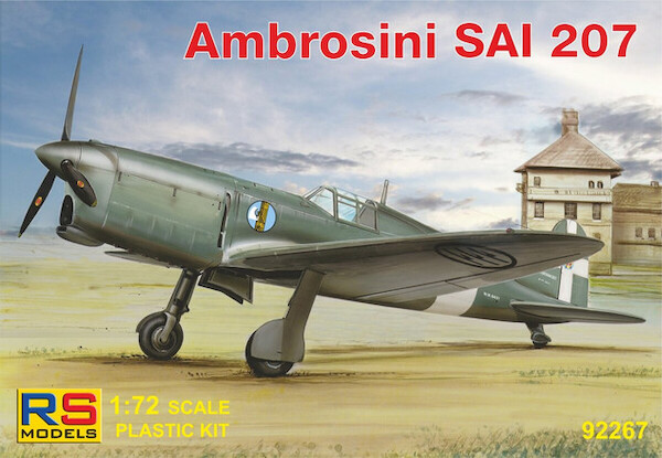 Ambrosini SAI207 (Italy, Luftwaffe) (REISSUE) 92267