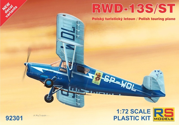 RWD-13 S/ST 'Poland' Polish touring and communication plane limited edition with new decals and resin parts  92301