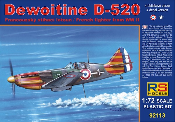 Dewoitine D520 (French AF, Vichy France) RS92113