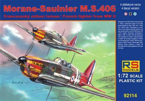 Morane Saulnier MS406 (Luftwaffe, Finland, Vichy France)  RS92114